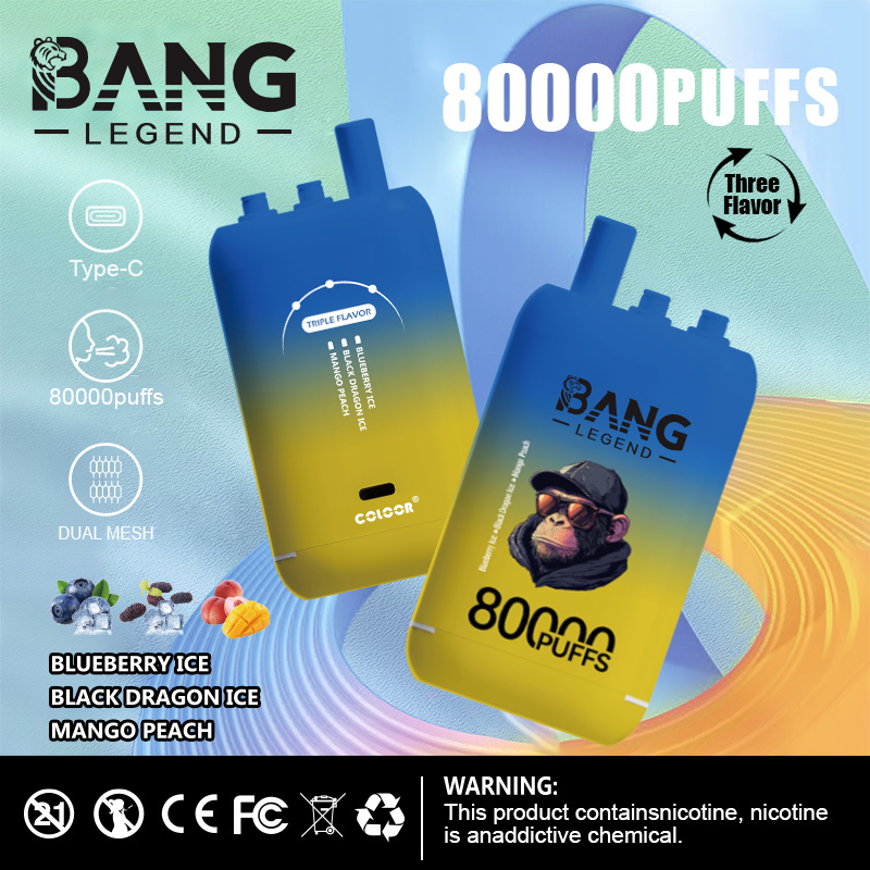 High Quality Bang 80K DSK056 Factory Supply Type C Nicotine 0% 2% 3% 5% Percent - Image 10