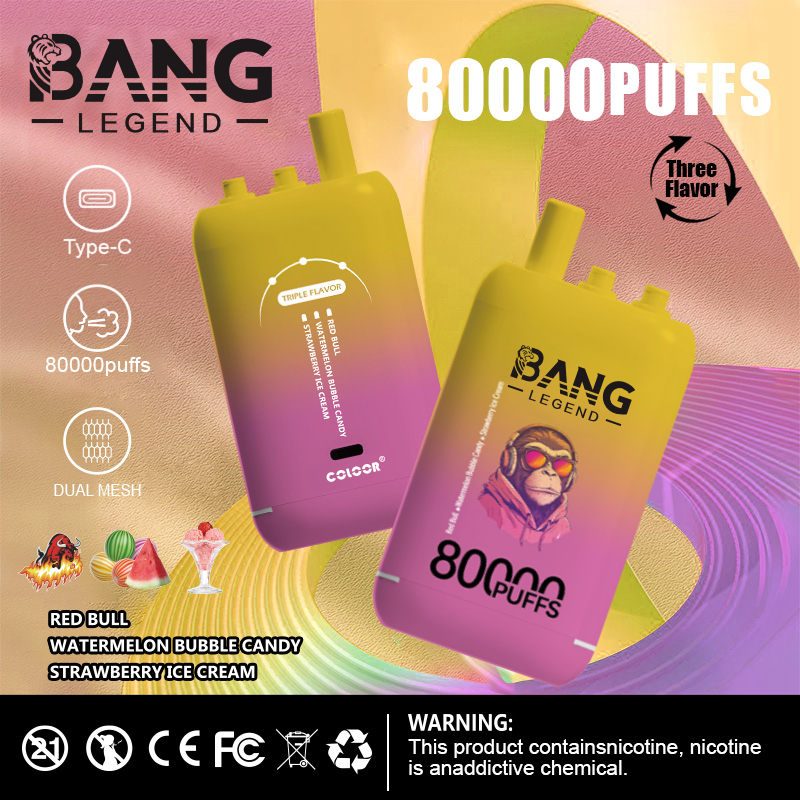 High Quality Bang 80K DSK056 Factory Supply Type C Nicotine 0% 2% 3% 5% Percent - Image 11