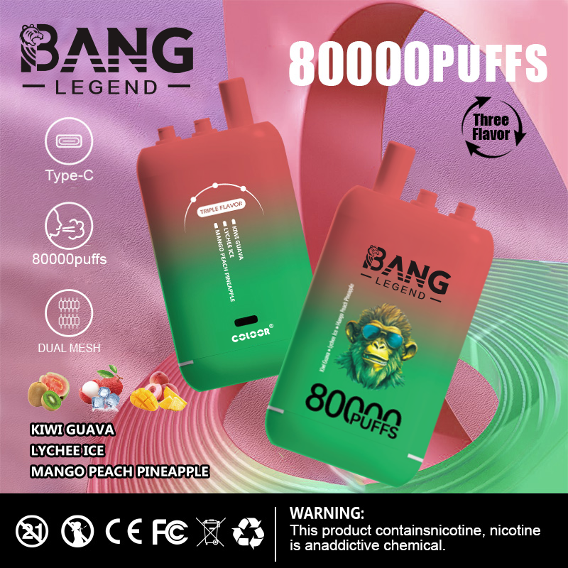 High Quality Bang 80K DSK056 Factory Supply Type C Nicotine 0% 2% 3% 5% Percent - Image 12