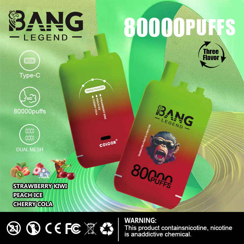 High Quality Bang 80K DSK056 Factory Supply Type C Nicotine 0% 2% 3% 5% Percent - Image 6