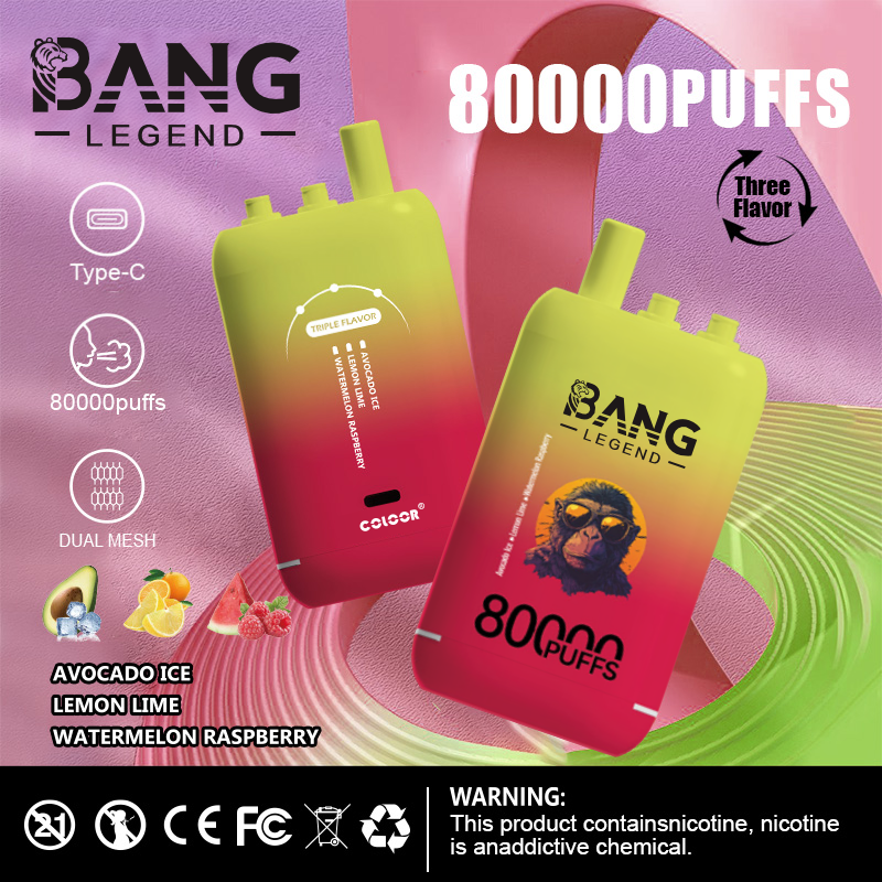 High Quality Bang 80K DSK056 Factory Supply Type C Nicotine 0% 2% 3% 5% Percent - Image 7