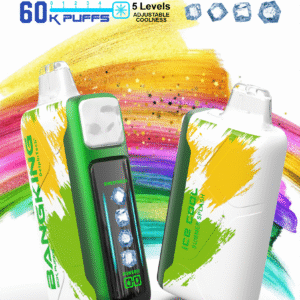 Alternative view of Bang King Ice Cool 60K – 60,000 Puffs Icy Flavor Sensation | 5 Levels Adjustable Coolness |Coolness level Nicotine 0% 2% 3% 5%