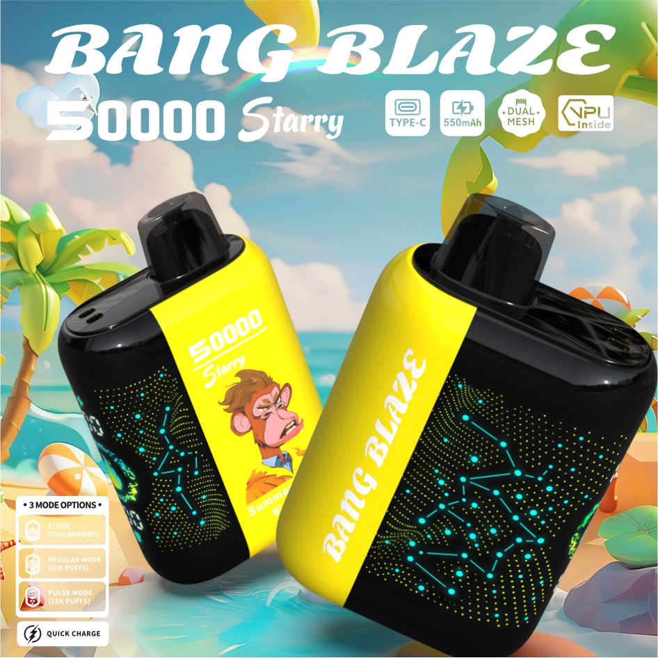 High Quality BANG BLAZE 50000 DSK053 Factory Supply TYPE C Nicotine 0% 2% 3% 5% - Image 2