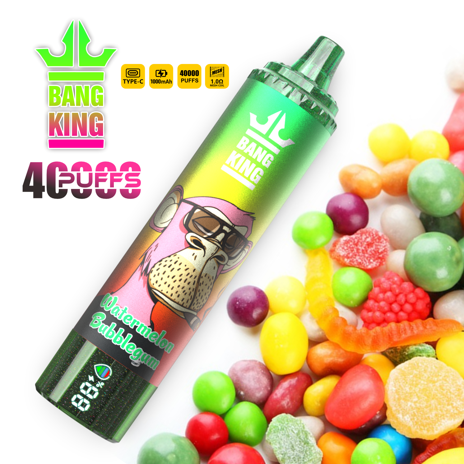 High Quality Bang 40000 DSK059 Wholesale Factory Supply TYPE C Nicotine 0% 2% 3% 5% Percent - Image 12