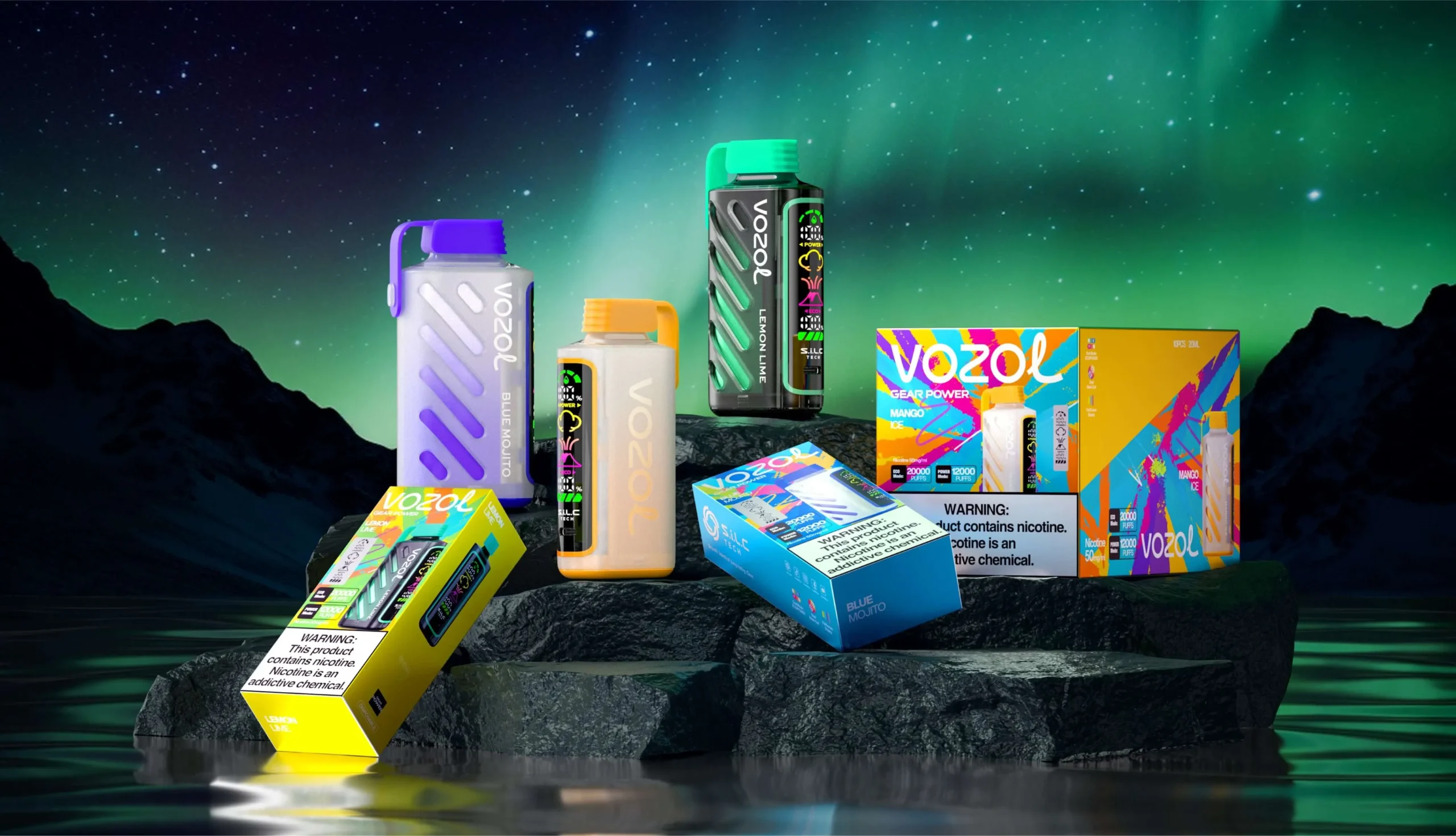 VOZOL Gear Power 20000 Puffs Wholesale Bulk Disposable Vape 5% Nicotine 13 Premium Flavors for Retailers - Image 5