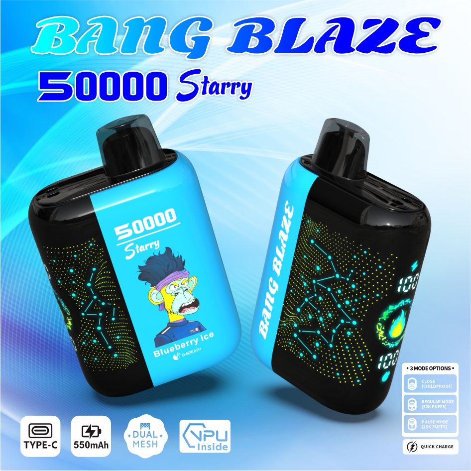 High Quality BANG BLAZE 50000 DSK053 Factory Supply TYPE C Nicotine 0% 2% 3% 5% - Image 11